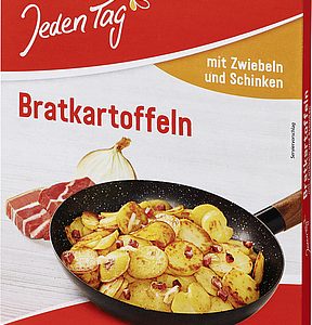 Bratkartoffel m. Schinken u Zwiebel 400g
